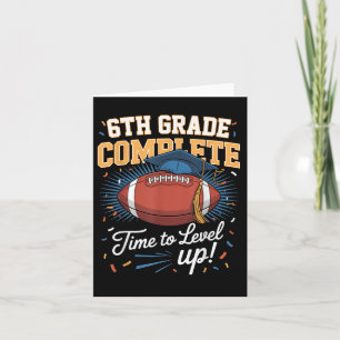 Carte 6e année Temps complet pour niveler le football De