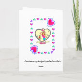 Carte 6e anniversaire - Fer (Dos)