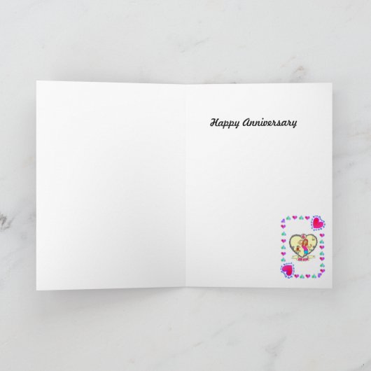 Carte 6e anniversaire - Fer (Intérieur)