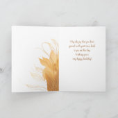 Carte 70 et Fabulous Gold Foliage 70e anniversaire Photo (Intérieur)