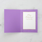 Carte 70 Fabuleux Dessin Féminin Violet Amusant Annivers (Intérieur)