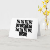 Carte 70e anniversaire (Fleur jaune)