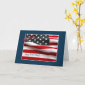 Carte 70e anniversaire 4 juillet (Fleur jaune)