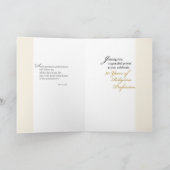 Carte 70e anniversaire de la profession religieuse pour (Intérieur)