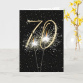 Carte 70e anniversaire du mariage (Fleur jaune)