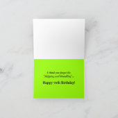 Carte 70e anniversaire humoristique (Intérieur)