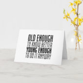 Carte **70e ANNIVERSAIRE** HUMOUR POUR AMI/FAMILLE (Fleur jaune)