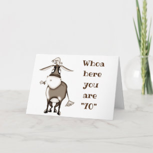 Carte **70e ANNIVERSAIRE** NE FAITES PAS PARTIE DE CES A