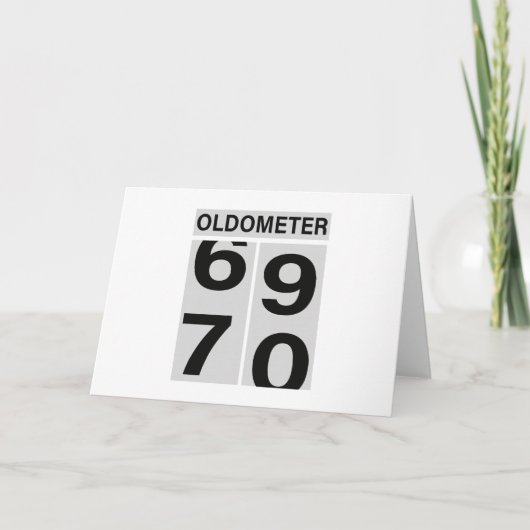 Carte 70e anniversaire Oldomètre (Devant)