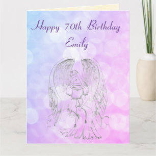 Carte 70e anniversaire personnalisé