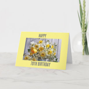 Carte "70e ANNIVERSAIRE" SOUHAITE À QUELQU'UN QUI VOUS S