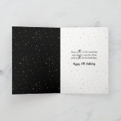Carte 70e anniversaire Sparkler en noir (Intérieur)