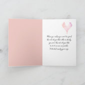 Carte 70e Anniversaire Vêtements sur une ligne de linge (Intérieur)