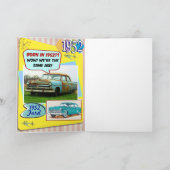 Carte 70e anniversaire ! Wow, même âge que cette Chevy 1 (Intérieur)