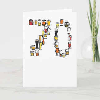 Carte 70e birthday card