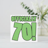 Carte 70e Humour d'anniversaire (Debout devant)