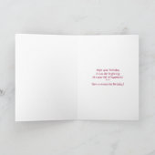 Carte 70e Joyeuse Birthday (Intérieur)