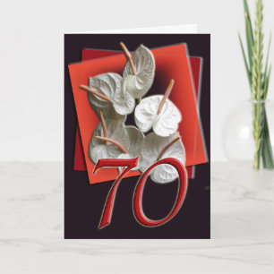 Carte 70e Joyeuse Birthday