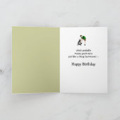 Carte 70e Soixante-dix Anniversaire Funny Lawnmower Insu (Intérieur)