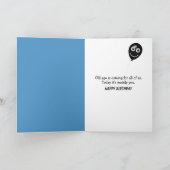 Carte 70th Birthday Basset Hound Dog Humor (Intérieur)