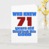 Carte 71 Designs d'anniversaire (Fleur jaune)