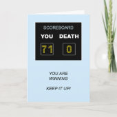 Carte 71e tableau de bord d'anniversaire (Devant)