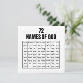 Carte 72 Names of God (Debout devant)
