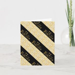 Carte 72e anniversaire