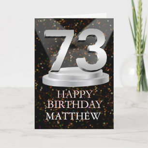 Carte 73e anniversaire Points saillants Ajouter une cart