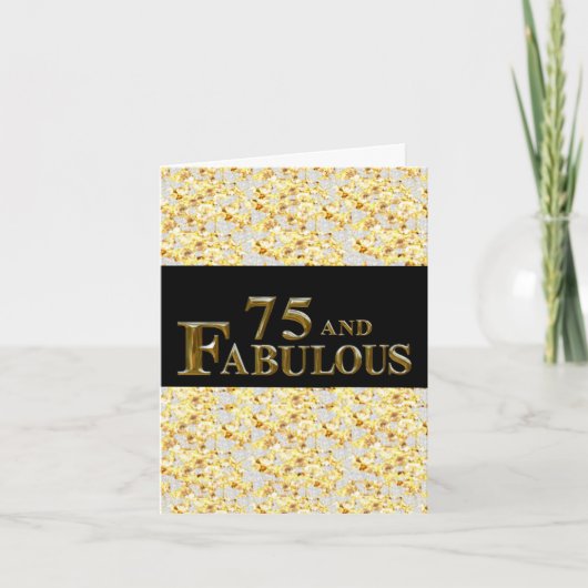 Carte 75e anniversaire  (Devant)