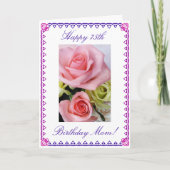 Carte 75e anniversaire de maman (Devant)