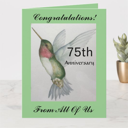 Carte 75e anniversaire des grandes conférences (Petite plante)