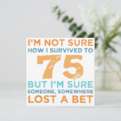 Carte 75e anniversaire Légende (Debout devant)