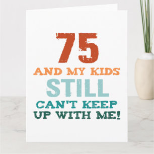 Carte 75e anniversaire pour les parents