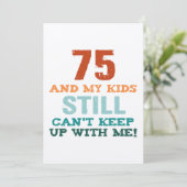 Carte 75e anniversaire pour les parents (Debout devant)