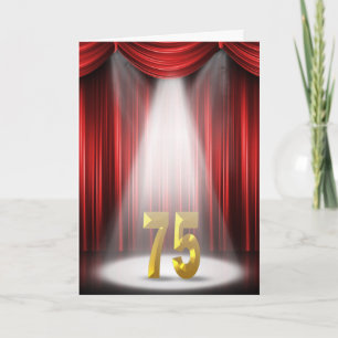 Carte 75th Anniversary Spotlight Congratulations