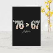 Carte 76 67 Thomas Jefferson Six Seven 6 7 Mème Gen Alph (Fleur jaune)