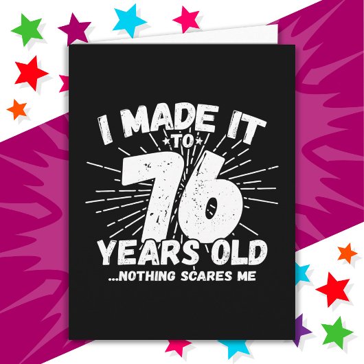 Carte 76 Ans Mème Sarcastique Mème Drôle 76ème Anniversa