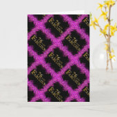 Carte 76e anniversaire  (Fleur jaune)
