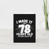 Carte 78 Ans Mème Sarcastique Mème Drôle 78ème Anniversa (Devant)