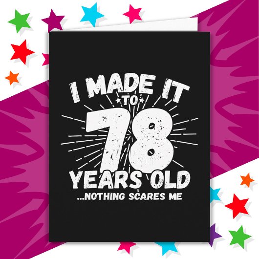 Carte 78 Ans Mème Sarcastique Mème Drôle 78ème Anniversa