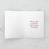 Carte 78e anniversaire : Fun Fireworks Motif + Rainbow 7 (Intérieur)