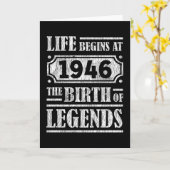 Carte 79 Ans 1946 Naissance De La Légende 79E Anniversai (Fleur jaune)