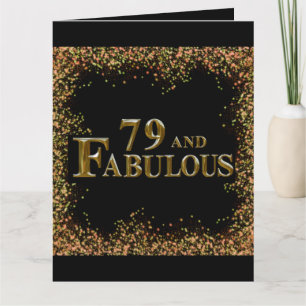 Carte 79e anniversaire