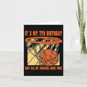 Carte 7 ans Joyeux 7e anniversaire Bysketbyll 7e anniver