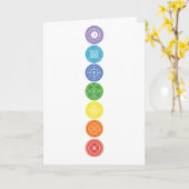 Carte 7 chakras (Fleur jaune)