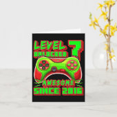 Carte 7 Déverrouillé Awesome 2016 jeu vidéo 7e anniversa (Fleur jaune)