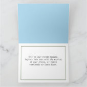 Carte 7 Nom de la lettre Joyeux lapins d'anniversaire (Intérieur)