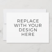 Carte 7 x 5 pouces sans impression rétrospective (Devant)