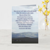 Carte 7a de bénédiction irlandaise (Fleur jaune)